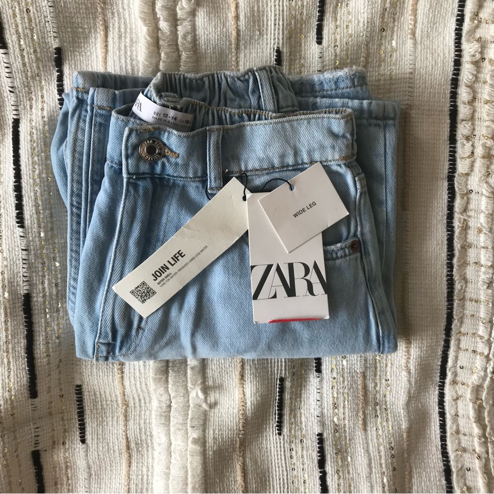Zara, jeans still with the tag never used, denim